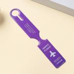 Office/School/Personal Cartoon Silicone Luggage ID Tag for Bag Suitcase Plane