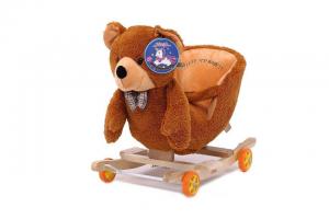 China Lovely Cute Baby Toys Teddy Bear Plush Baby Rocking Animal Chair wholesale