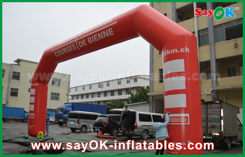 Inflatable Entrance Arch 3D Inflatable Finish Arch Event LED Lighting Inflatable Entrance Arch For Promotion
