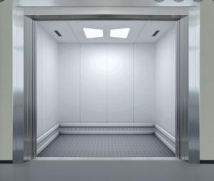China Silver Industrial Building Cargo Elevator With 1000kg Capacity And Overload Protection wholesale