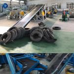 Waste Tyre Recycling Plant Rubber Crusher Tire Grinder Machine