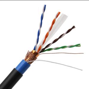 China 305M PVC 4P Twisted Pair SFTP Cat6 Shielded Ethernet Cable , SFTP Cat6 PVC Cable wholesale