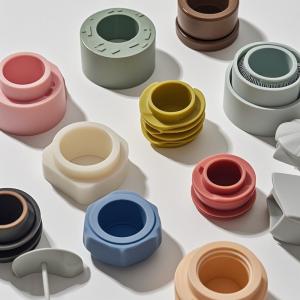 China NBR EPDM SBR NR Custom Molded Silicone Parts 20-90 Shore A Silicone Injection Molding wholesale