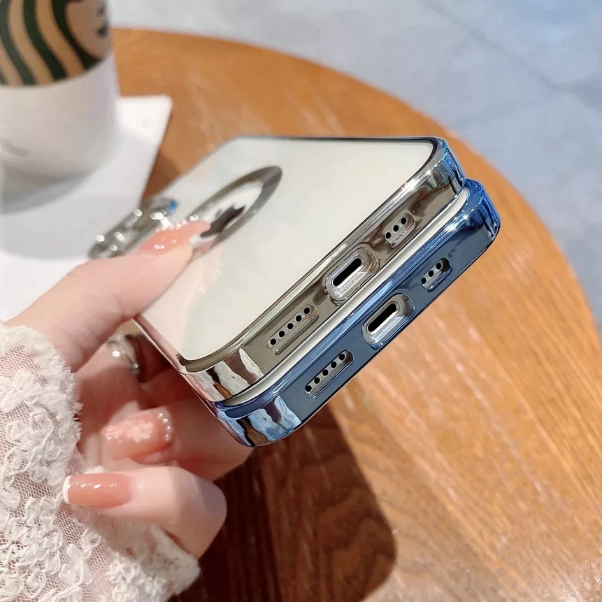 Silicone Shockproof Phone Case for iPhone 13/14 Pro Max With Camera Protector Logo Hole