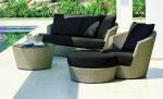wicker patio sofa set