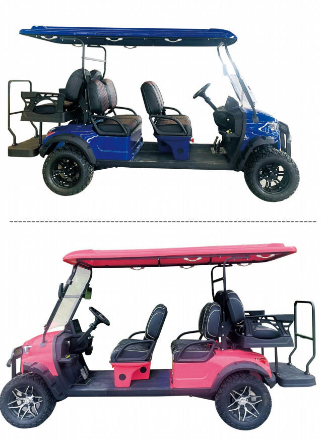 Fully Intelligent Controller And 6 Seats Electric Hunting Carts 40km/h