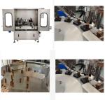 1.5KW Automatic Bottle Filling And Capping Machine 18~35 Bottles / Min