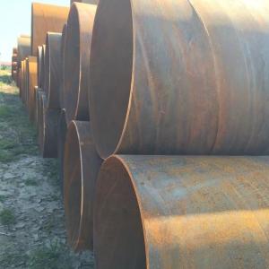 China Black SSAW Steel Pipe X52 X65 G3444 Jis , A525 En10255 Tube wholesale