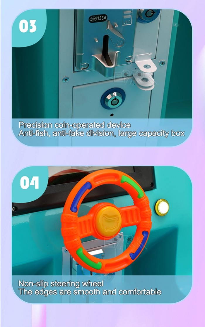 New Square Park Little Blue Train Small Amusement Equipment Battery Car