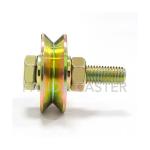 2 Inch Steel V Groove Gate Wheels , Rolling Gate Track Wheel 48mm