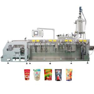 China Stand Up Pouch Fully Automatic Horizontal Packaging Machine Filling fruit juice production line wholesale