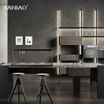 Building Project Contractor RTA Solid Wood Melamine MDF Plywood Kitchen Cabinets