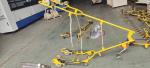 Overhead Lines Cart Bicycles For Two Bundle Conductor Inspection Trolley