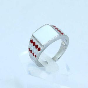 China stainless steel ring with different color enamel LRX18 wholesale