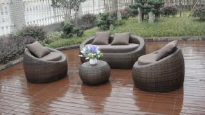 China 4pcs poly rattan pool furntiure wholesale