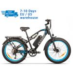 US EU STOCK Cysum M900 Pro Fat Tire E Mountain Bike 1000w 48V 17AH Lithium