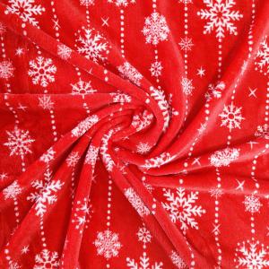 China Super Soft Printed Flannel Coral Fabric 240GSM 100% Polyester For Christmas Use wholesale