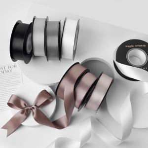 China Custom Printed Luxury Branded Personalized Valentine Merry Christmas Gift Ribbon With Logo wholesale