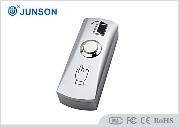 Quality Zinc Alloy Small Door Exit Button With Back Box ,  No / Com Contact for sale
