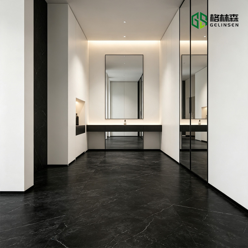Stone Texture SPC Flooring Waterproof UV Coated Formaldehyde Free Click Lock