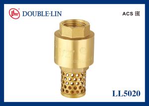 China Stainless Steel Spring Female 16 Bar 4 Inch Brass Foot Valve wholesale