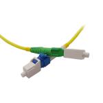 2m Single Mode Fiber Optic Cable , LC / APC - LC / UPC Digital Fiber Optic Cable