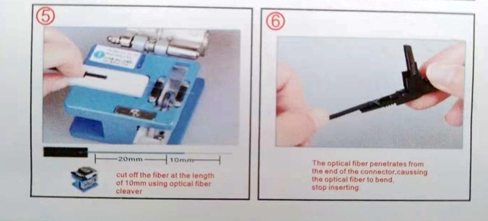 55mm Easy Install Fiber Fast Connector Fiber To The Home , Cable Network Television
