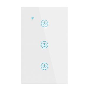 China Convenient Timer Single Pole 3 Gang Smart Switch No Neutral Required 10A wholesale