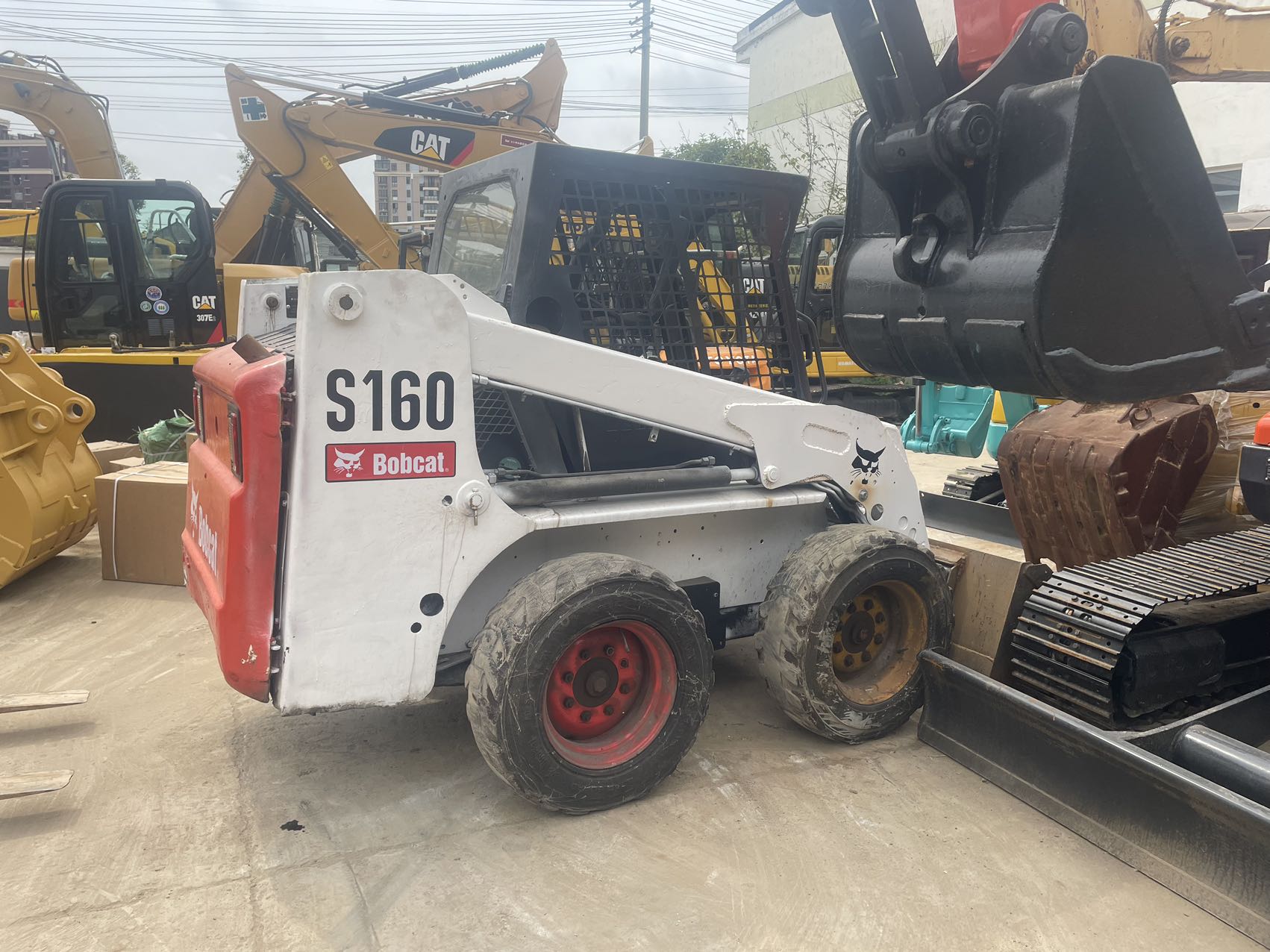 Used Mini Skid Steer Loaders Bobcat S160 T300 S70 S75 A200 A220 S185