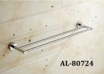 Brass Sanitary Pretty Bathroom Accessories , Elegant Bathroom Sets Glass Shelf
