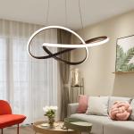 Metal Acrylic Modern LED Ring Chandeliers For Bedroom Living room