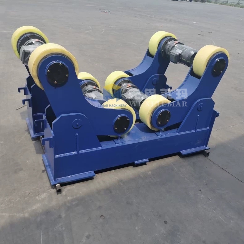 10 Ton Self Aligning Storage Tank Turning Rolls VFD Welding Rotator for Stainless Steel Tank