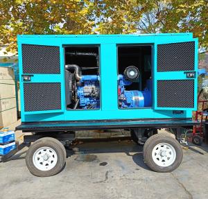 China CUMMINS Mobile Trailer Type Generator Three Phase 50Hz 250kva 200kw With ATS wholesale