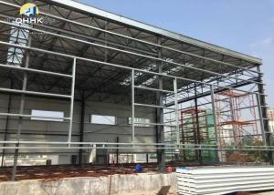 China Custom Steel Structure Buildings With Steel Color Sheet Roof / Wall Panel wholesale