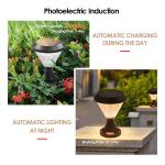 Energy Powered Pillar Light 5W/3.7V Polycrystalline Sloar Panels Epistar DIA