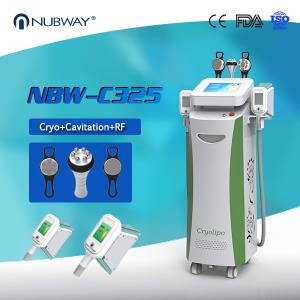 China 5 Handles Cool Tech Cryolipolysis Cavitation RF Body Slimming Machine / Cryolipo Fat Freezing Machine wholesale