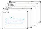 Smart Rolling Magnetic White Board Wooden Frame Marker Eraser Display