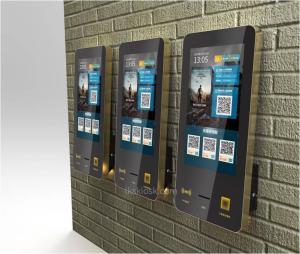 China 32 Inch Touch Screen Payment Kiosk Self Ordering Wall Mounted For Fast Service wholesale