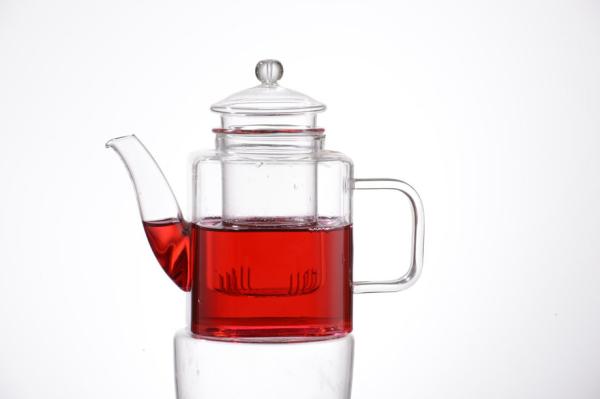 Double wall glass, Heat-resistant glass teapot, borosilicate glass tea set,