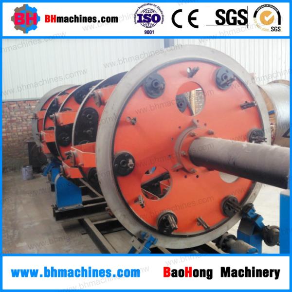 Wire and cable machinery- making the plastic multi-core cables of large cross