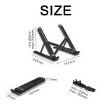Non Slip Height Adjustable Laptop Stand 245mm With Phone Holder
