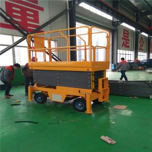 China 500kg Mobile Lift Table Hydraulic Drivable For A Variety Of Terrains wholesale