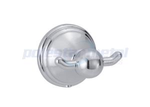 China 2-1/2&quot; Polished Chrome Zamak 32500 Series Double Robe Hook Oil Rubbed Bronze wholesale