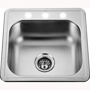 China Three Holes Stainless Steel Single Bowl Sink wholesale