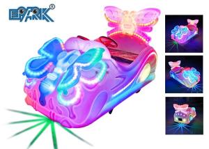China Coin Operated Luminous Butterfly Amusement Park Kiddie Ride Battery Car wholesale
