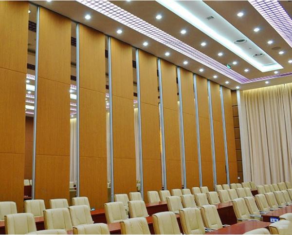 Quality Fireproof Movable Sound Proofing Conference Room Dividers Melamine Board for sale