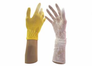 China Black Lace Fishnet Hand Gloves Fingered Party Prom Evening Wedding Bridal Glove wholesale