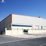 1000 Square Meters Prefabricated Light Steel Structure Metal Storage Warehouse