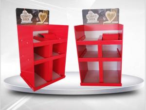 China LANGYI Shelf POP 3 Tier Cardboard Counter Display K5 Corrugated on sale