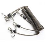 Magic Fishing Tool Flexible Coil Lanyard Leash Steel Reinforced Load 50KG